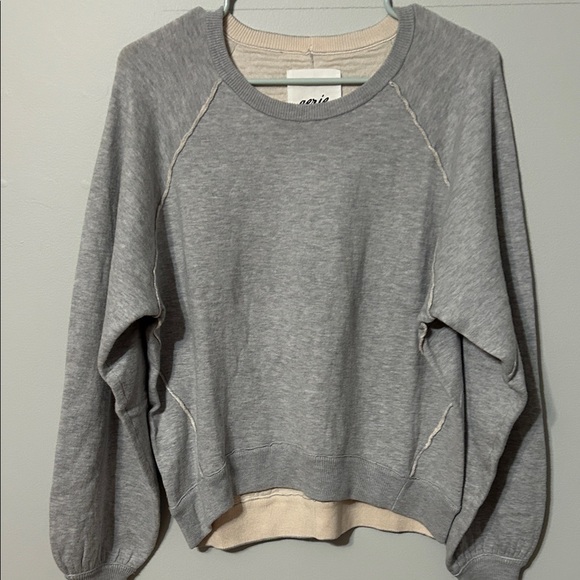 Aerie Heather Gray Women's Crew Neck Sweat shirt. Small. NWT. Super soft! - Picture 6 of 11